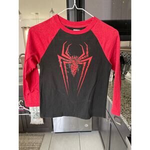 MARVEL Spider Man long sleeve T-shirt Boys Sz XS (6-7) Gently used
